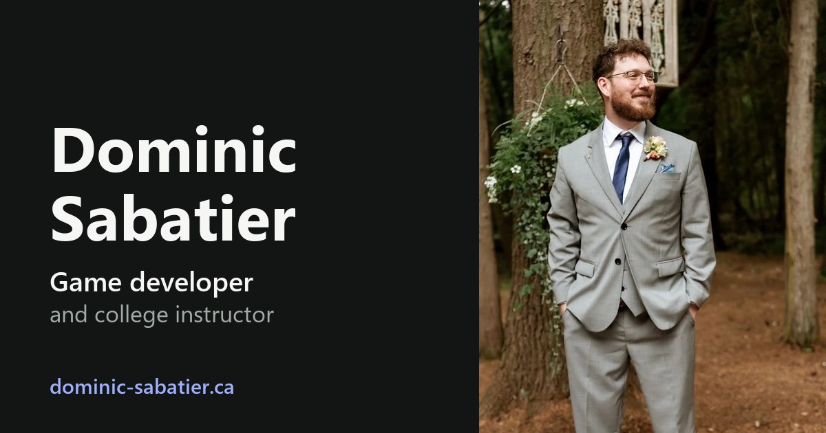 Dominic Sabatier | Game Developer